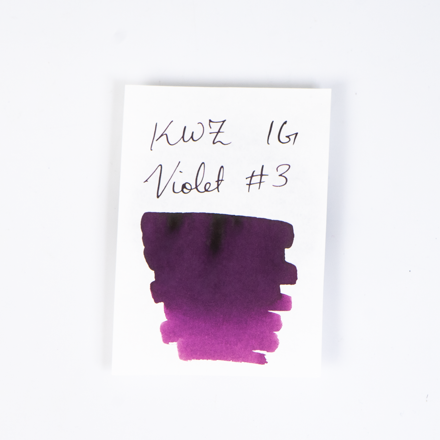 KWZ Violet #3 (60ml) Bottled Ink - Iron Gall