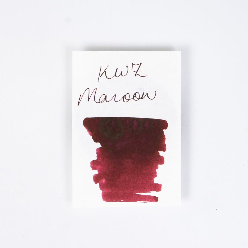 KWZ Maroon (60ml) Bottled Ink – Dromgoole's Fine Writing Instruments