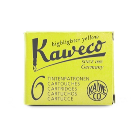 Kaweco Ink Cartridges - Glowing Yellow