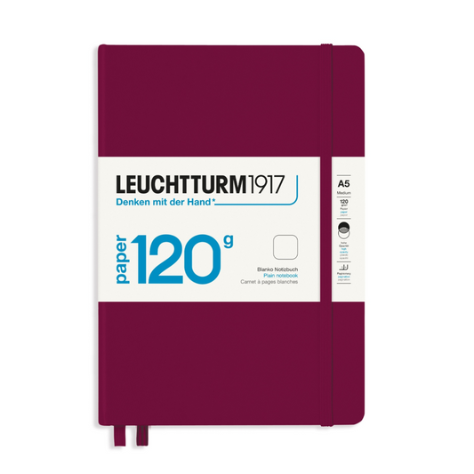 Leuchtturm1917 Edition 120G A5 Plain Notebook - Port Red