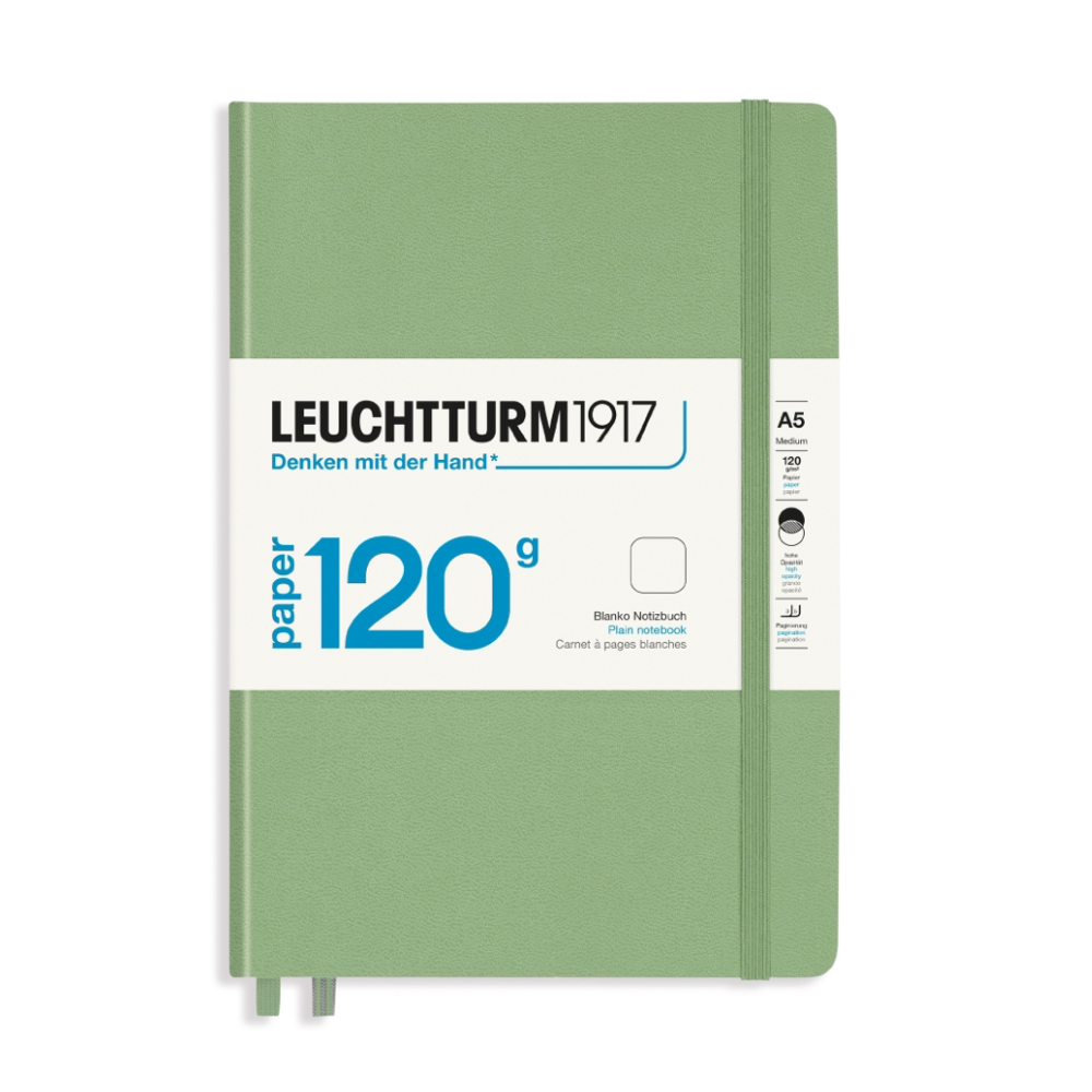 Leuchtturm1917 Edition 120G A5 Plain Notebook - Sage