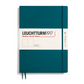 Leuchtturm1917 Master Slim A4+ Hardcover Plain Notebook - Pacific Green
