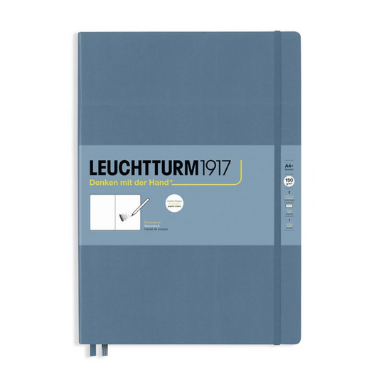 Leuchtturm1917 Sketchbook A4+ Master Hardcover - Stone Blue