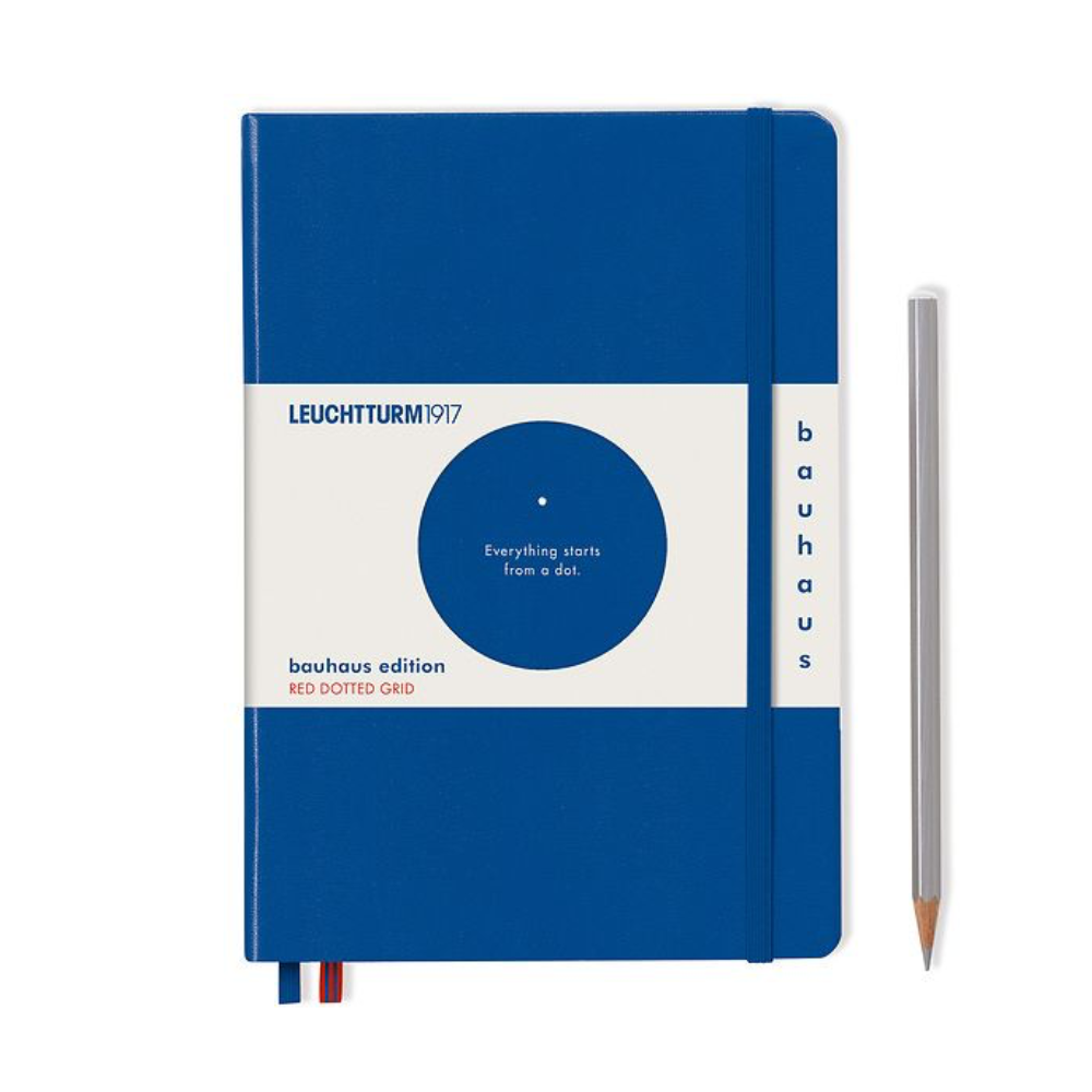Leuchtturm1917 Bauhaus A5 Medium Notebook - Royal Blue