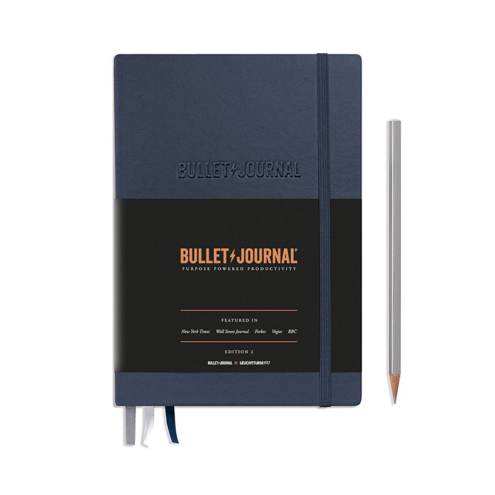 Leuchtturm1917 Bullet Journal A5 Hardcover Dotted Notebook - Blue