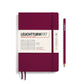 Leuchtturm1917 A5 Medium Softcover Ruled Notebook - Port Red (Discontinued)