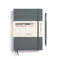 Leuchtturm1917 A5 Medium Hardcover Plain Notebook - Anthracite (Discontinued)