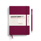Leuchtturm1917 A5 Medium Hardcover Dotted Notebook - Port Red