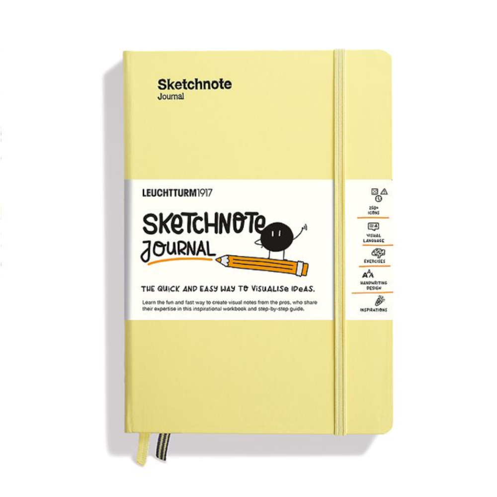 Leuchtturm1917 Sketchnote A5 Medium Hardcover Journal - Vanilla