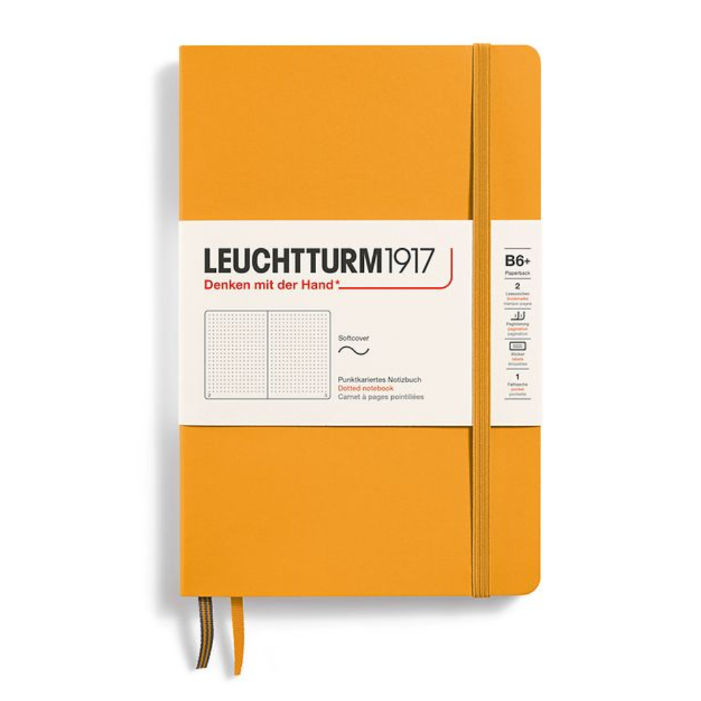 Leuchtturm1917 B6+ Paperback Softcover Dotted Notebook - Rising Sun