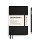 Leuchtturm1917 B6+ Paperback Softcover Ruled Notebook - Black