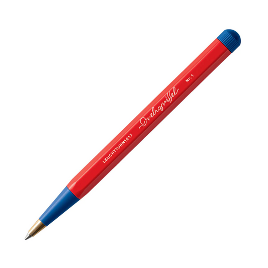 Leuchtturm1917 Drehgriffel Nr. 1 Bauhaus Edition Ballpoint - Red/Royal Blue