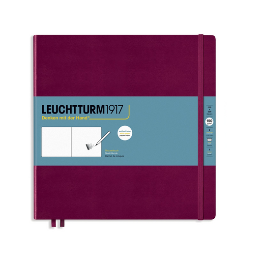 Leuchtturm1917 Sketchbook Square Hardcover - Port Red