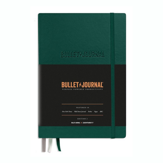 Leuchtturm1917 Bullet Journal A5 Hardcover Dotted Notebook - Green23