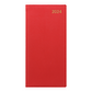 Letts of London 2024 Belgravia Slim Week to View Leather Planner - Red