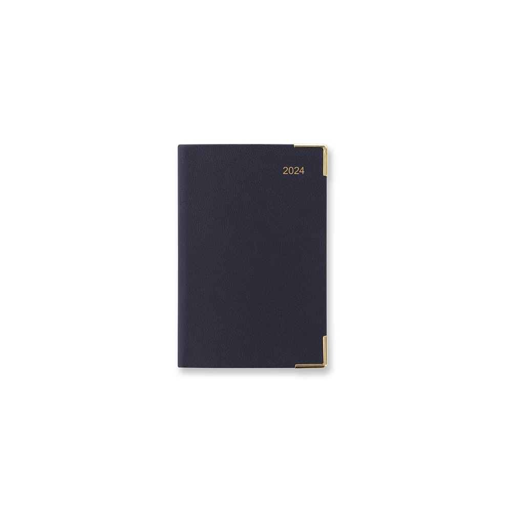 Letts of London 2024 Classic Mini Pocket Week to View Planner - Dark Blue