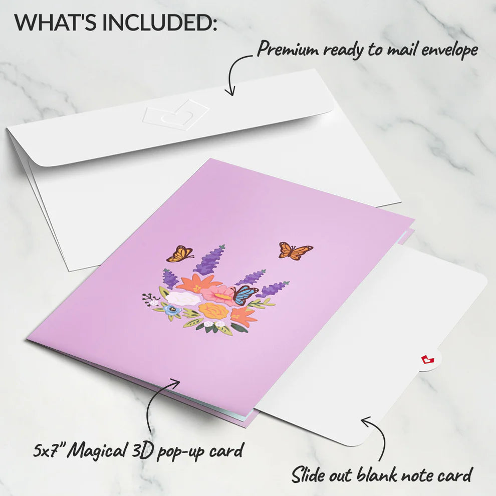 Lovepop Pop-Up Card - Flower Basket