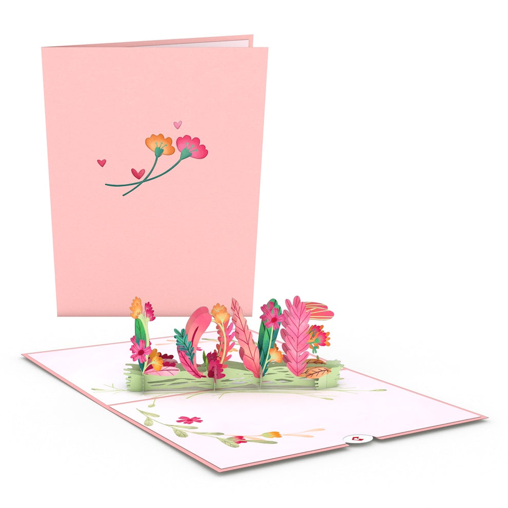 Lovepop Pop-Up Card - Floral Love