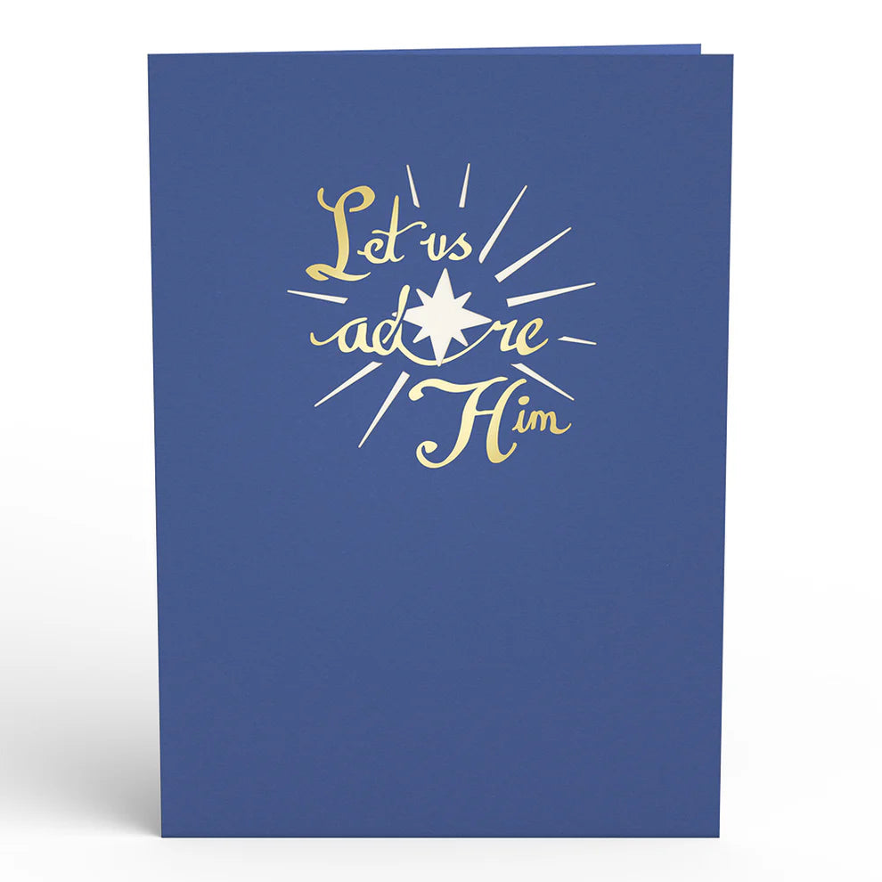 Lovepop Pop-Up Card - Nativity Christmas Tree