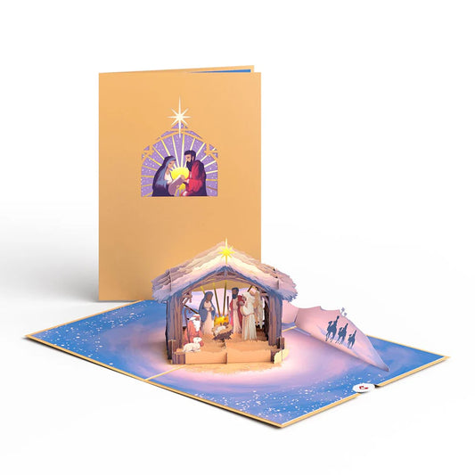 Lovepop Pop-Up Card - Painted Nativity