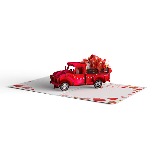 Lovepop Pop-Up  Card - Giant Love Delivery Truck