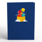 Lovepop Pop-Up Card - Happy Birthday Banner and Balloons