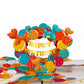 Lovepop Pop-Up Card - Happy Birthday Banner and Balloons