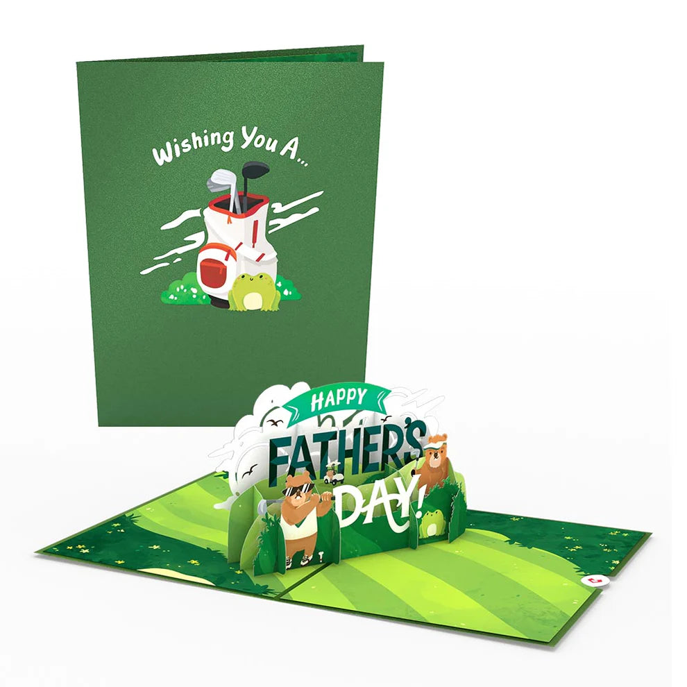 Lovepop Pop-Up Card - Happy Father's Day Golf