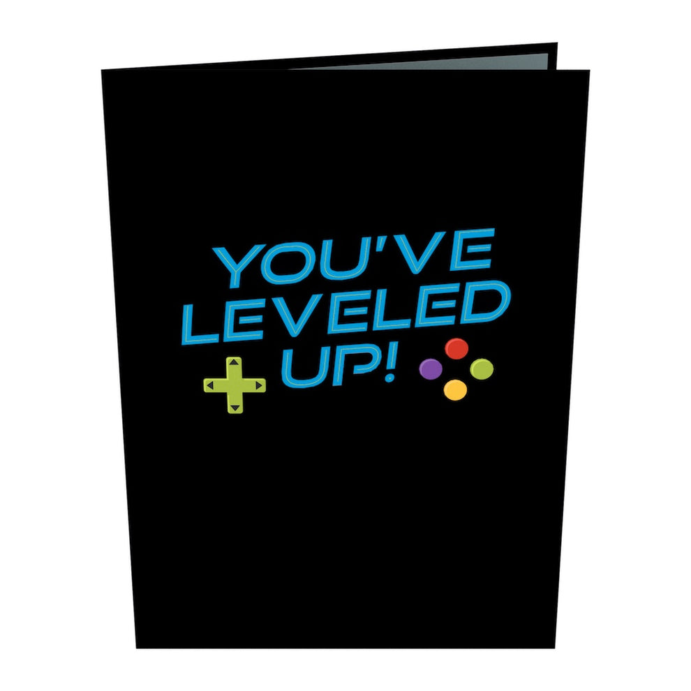 Lovepop Pop-Up Card - Leveled Up Gamer Birthday