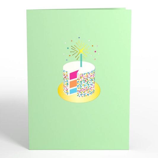 Lovepop Pop-Card - Sprinkles Birthday Cake