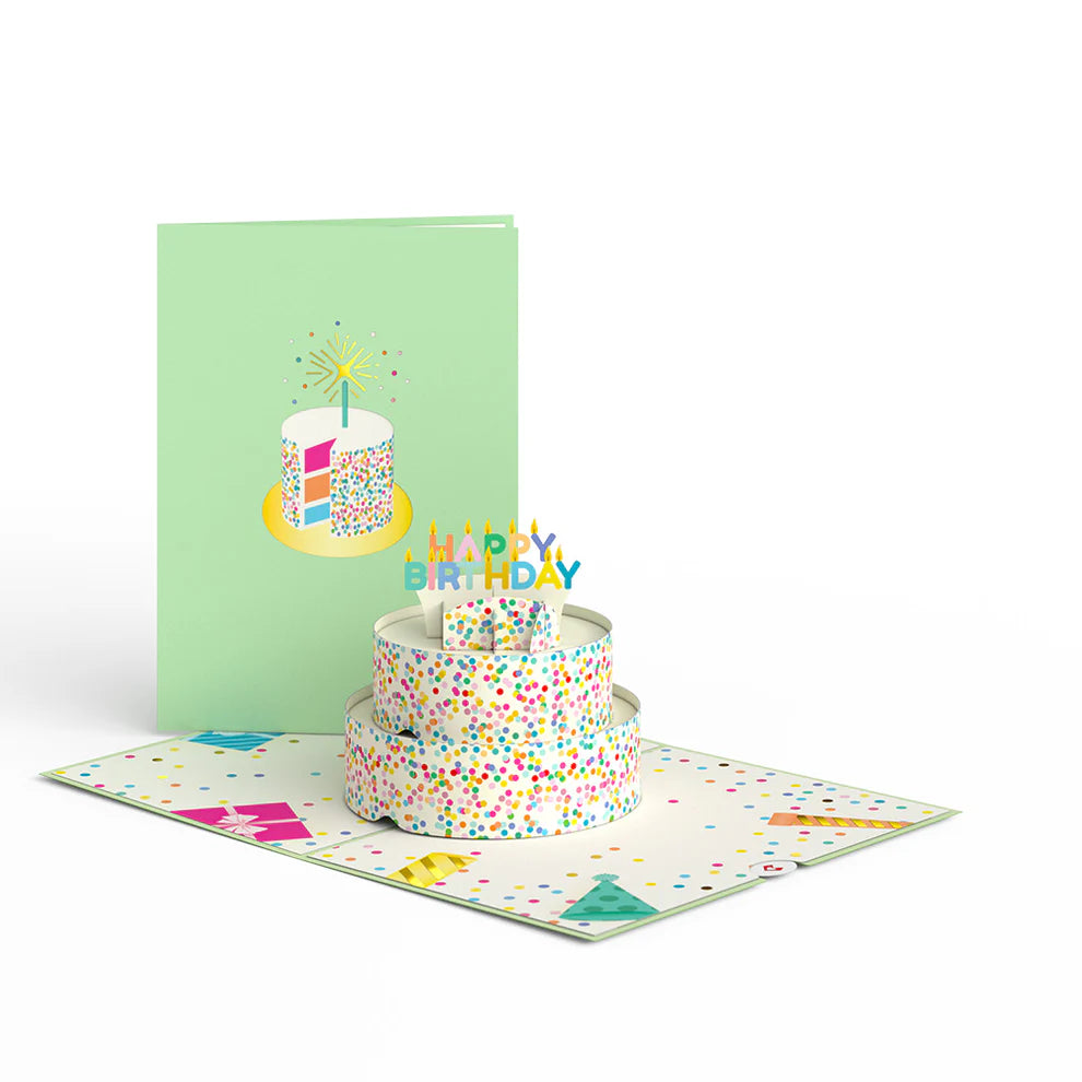 Lovepop Pop-Card - Sprinkles Birthday Cake
