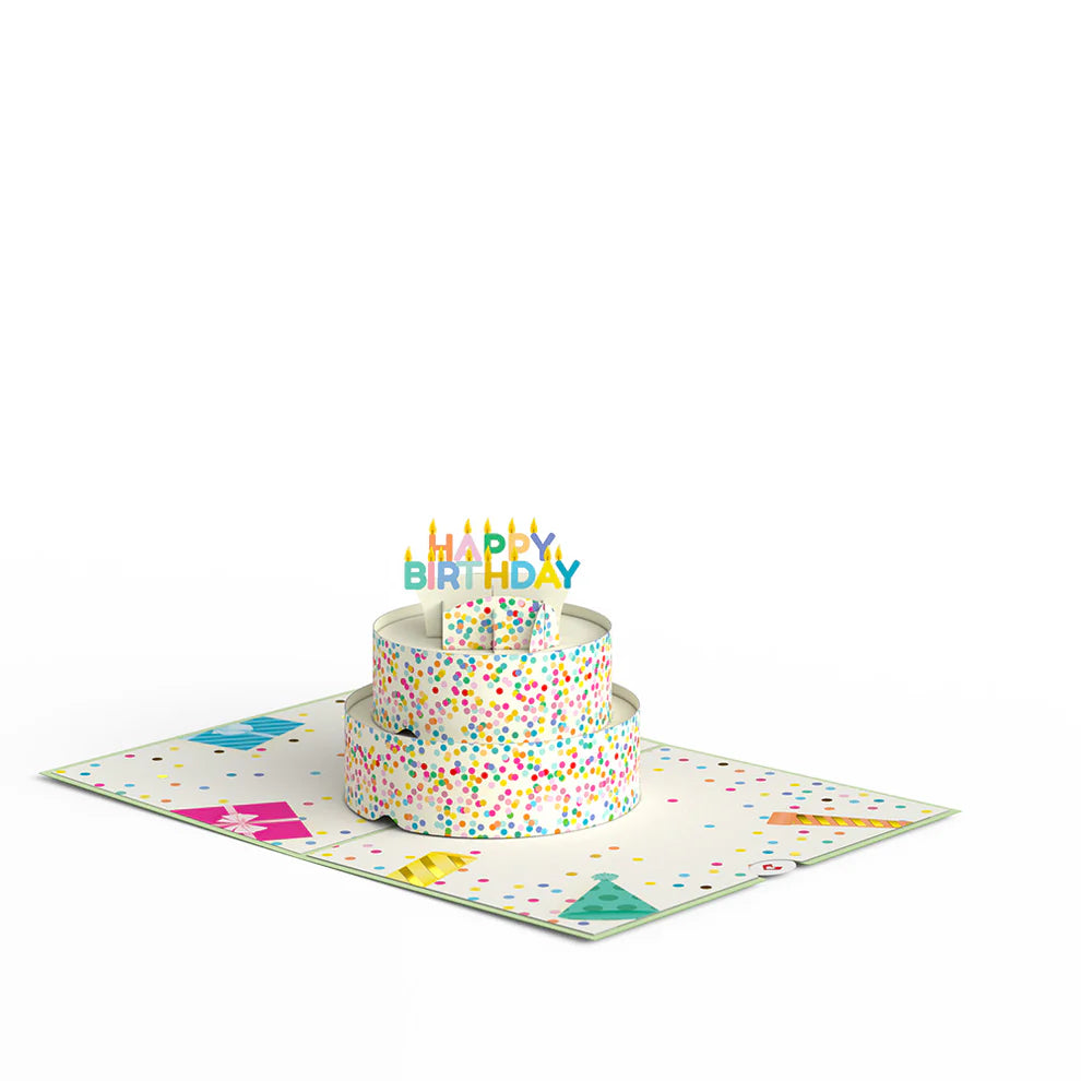 Lovepop Pop-Card - Sprinkles Birthday Cake