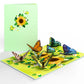 Lovepop Pop-Up Card - Sunflower Butterflies