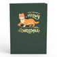 Lovepop Pop-Up Card - Meowy Little Christmas Cats
