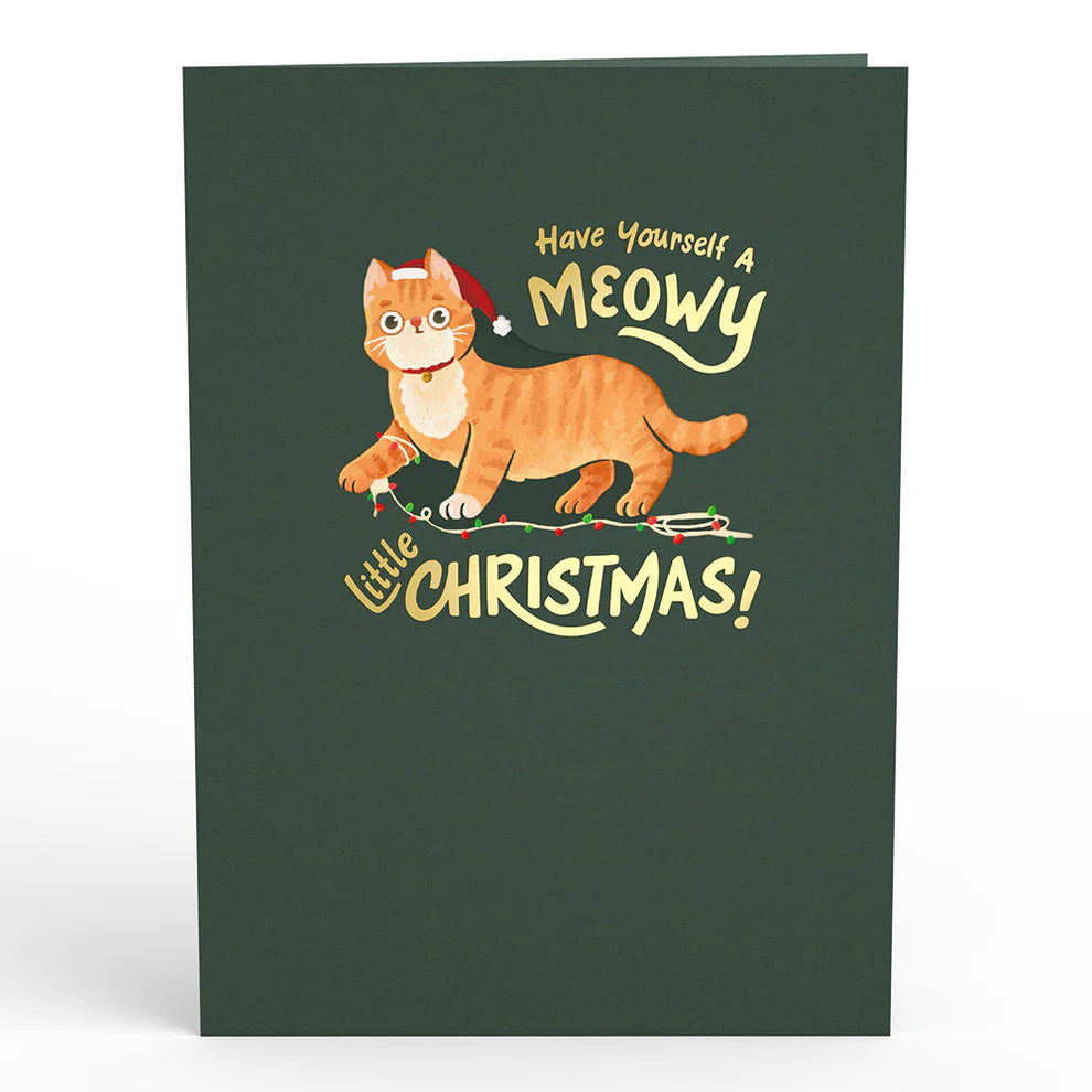 Lovepop Pop-Up Card - Meowy Little Christmas Cats