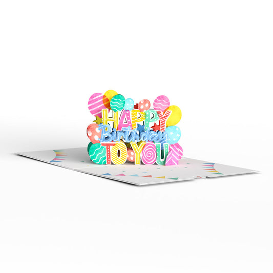 Lovepop Pop-Up Card - Let's Celebrate Birthday