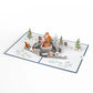 Lovepop Pop-Up Card - Holiday Woodland Animals