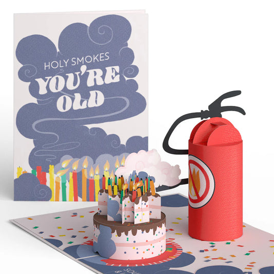 Lovepop Pop-Up Card - Holy Smokes You're Old Birthday
