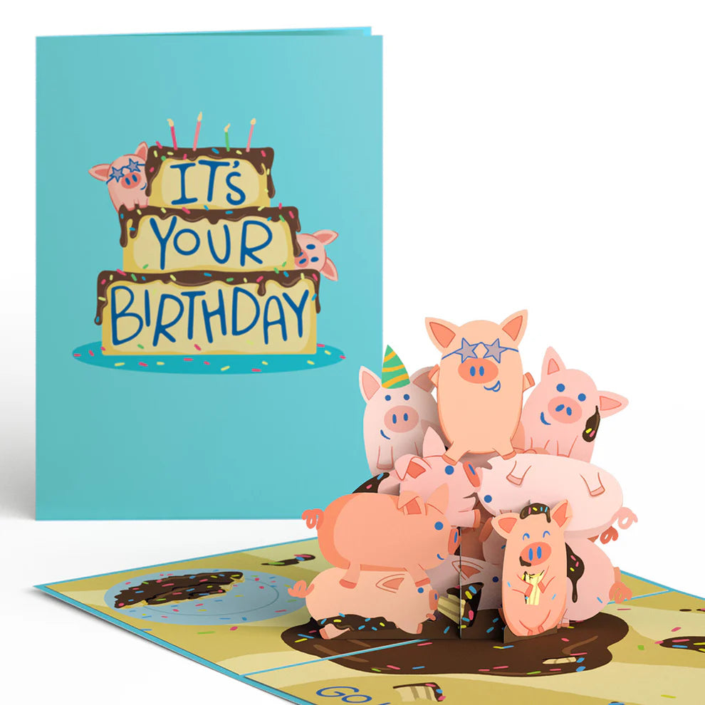 Lovepop Pop-Up Card - Hog Wild Birthday