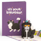 Lovepop Pop-Up Card - Your Gift Is In The Litterbox Birthday Cat