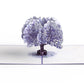 Lovepop Pop-Up Card - Watercolor Jacaranda Tree