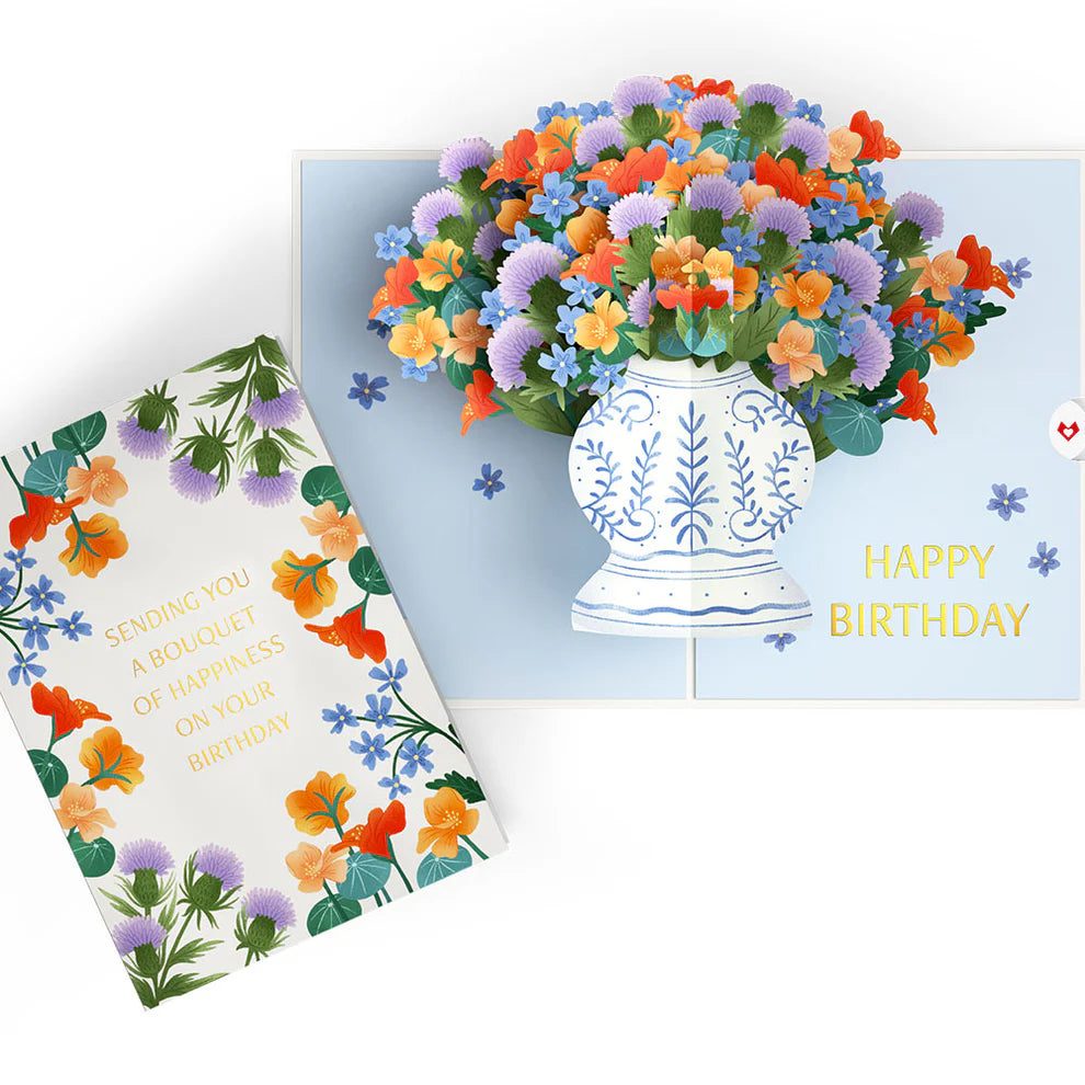 Lovepop Pop-Up Card - Birthday Bouquet of Happiness