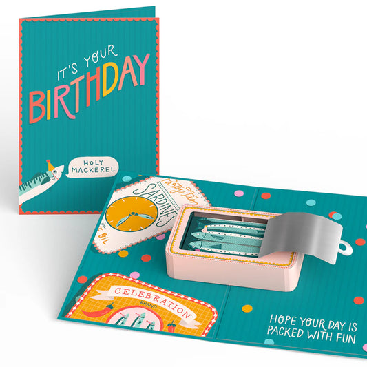 Lovepop Pop-Up Card - Holy Mackerel, It's Your Birthday