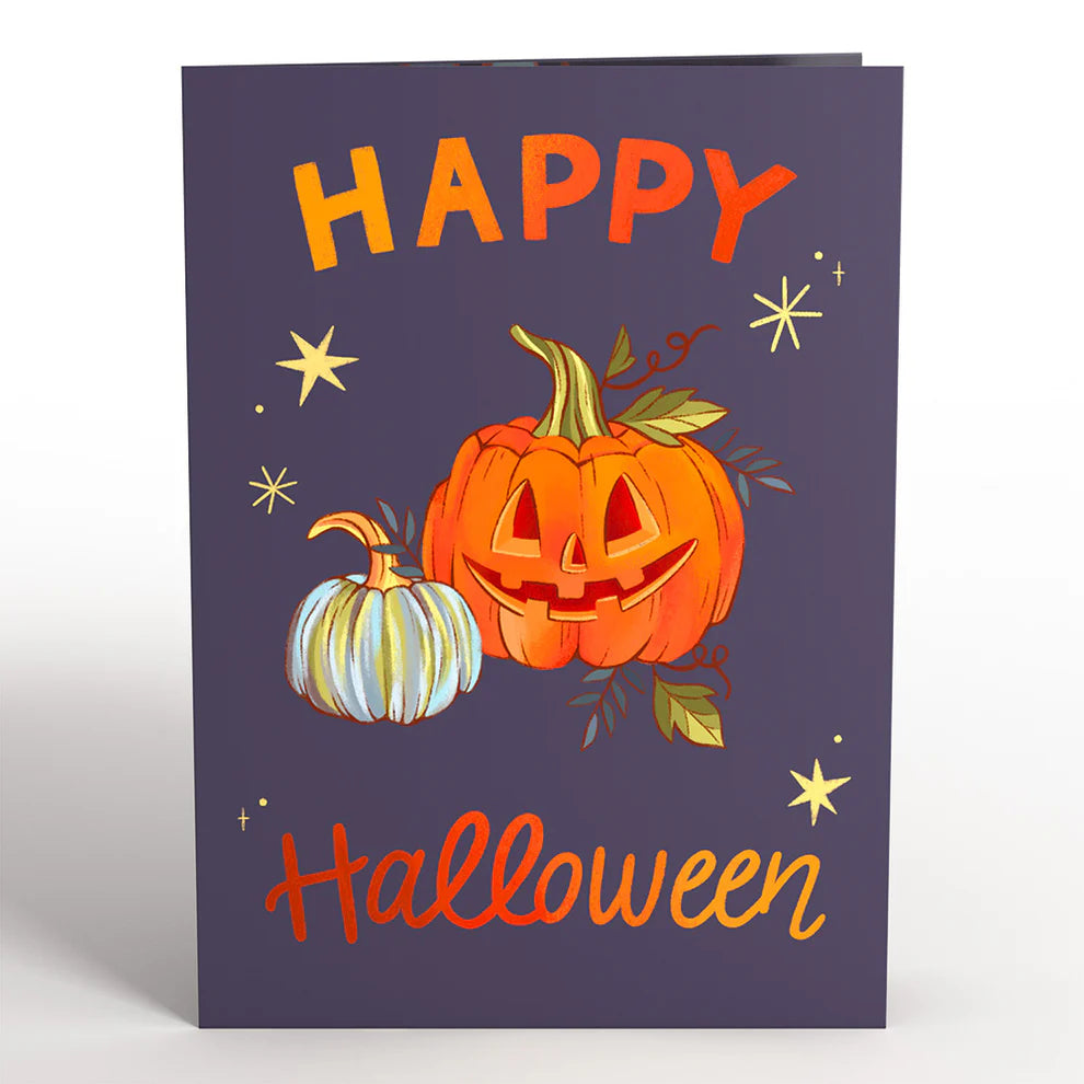 Lovepop Light-Up & Pop-Up Card - Happy Halloween Pumpkin