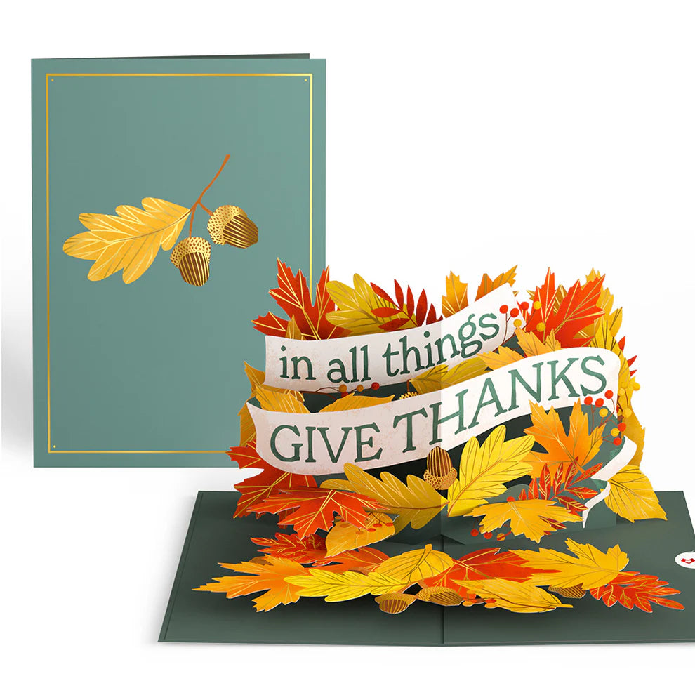 Lovepop Pop-Up Card - In All Things, Give Thanks