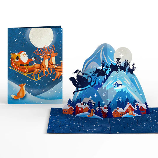 Lovepop Music and Lights Pop-Up Card - Christmas Eve Sleigh Ride