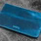 Galen Leather 12 Slot Magnum Opus Pen Case - Crazy Ocean Blue (with Removable Pen Tray)