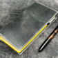 Galen Leather Slim Hobonichi Planner Cover - Crazy Horse Smoky