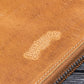 Galen Leather A5 Zippered Notebook Folio - Crazy Horse Honey Ochre
