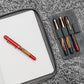 Galen Leather A5 Zippered Notebook Folio - Crazy Horse Smoky